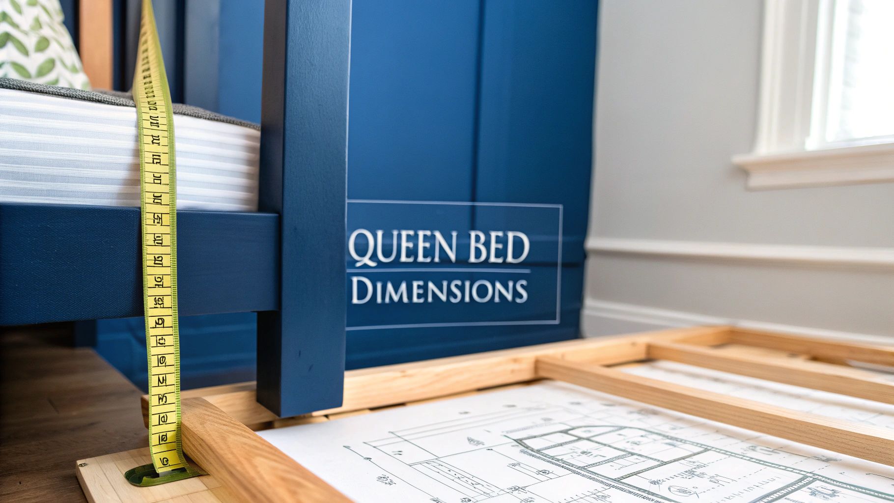 Dimensions of a queen bed frame: An Australian luxury guide