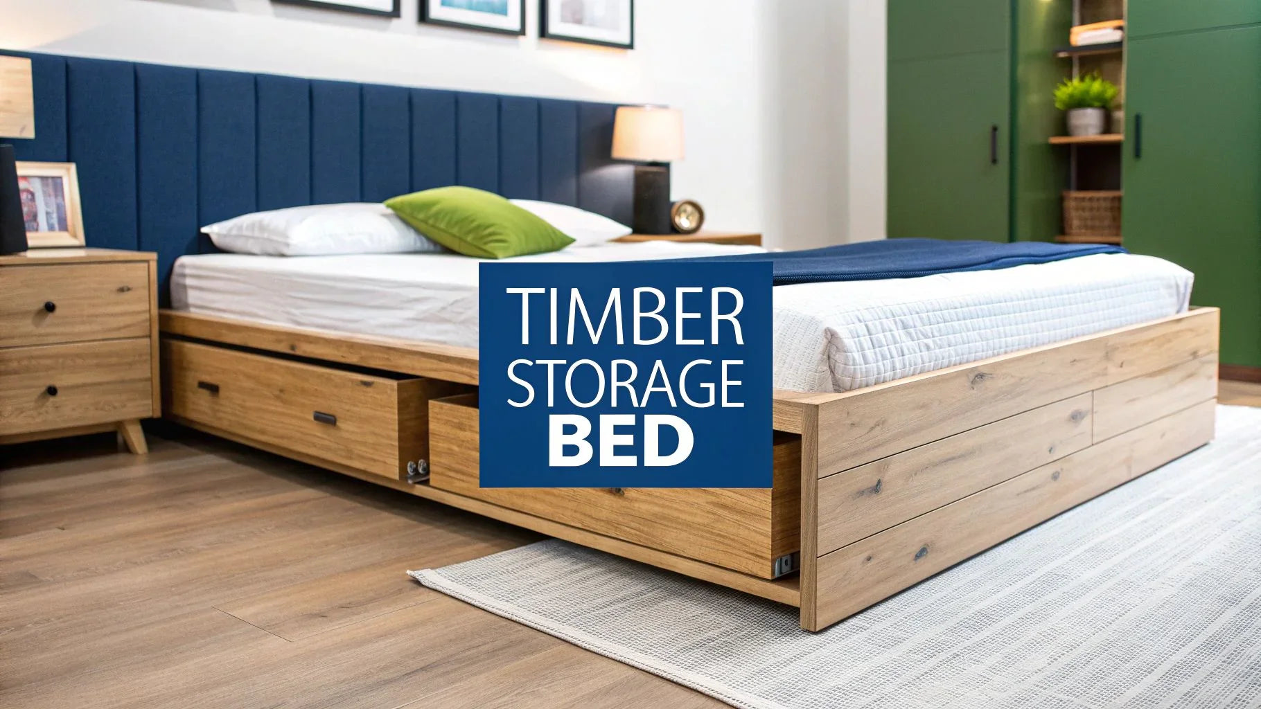 Your Guide to a Timber Bed With Storage - DLB Furniture