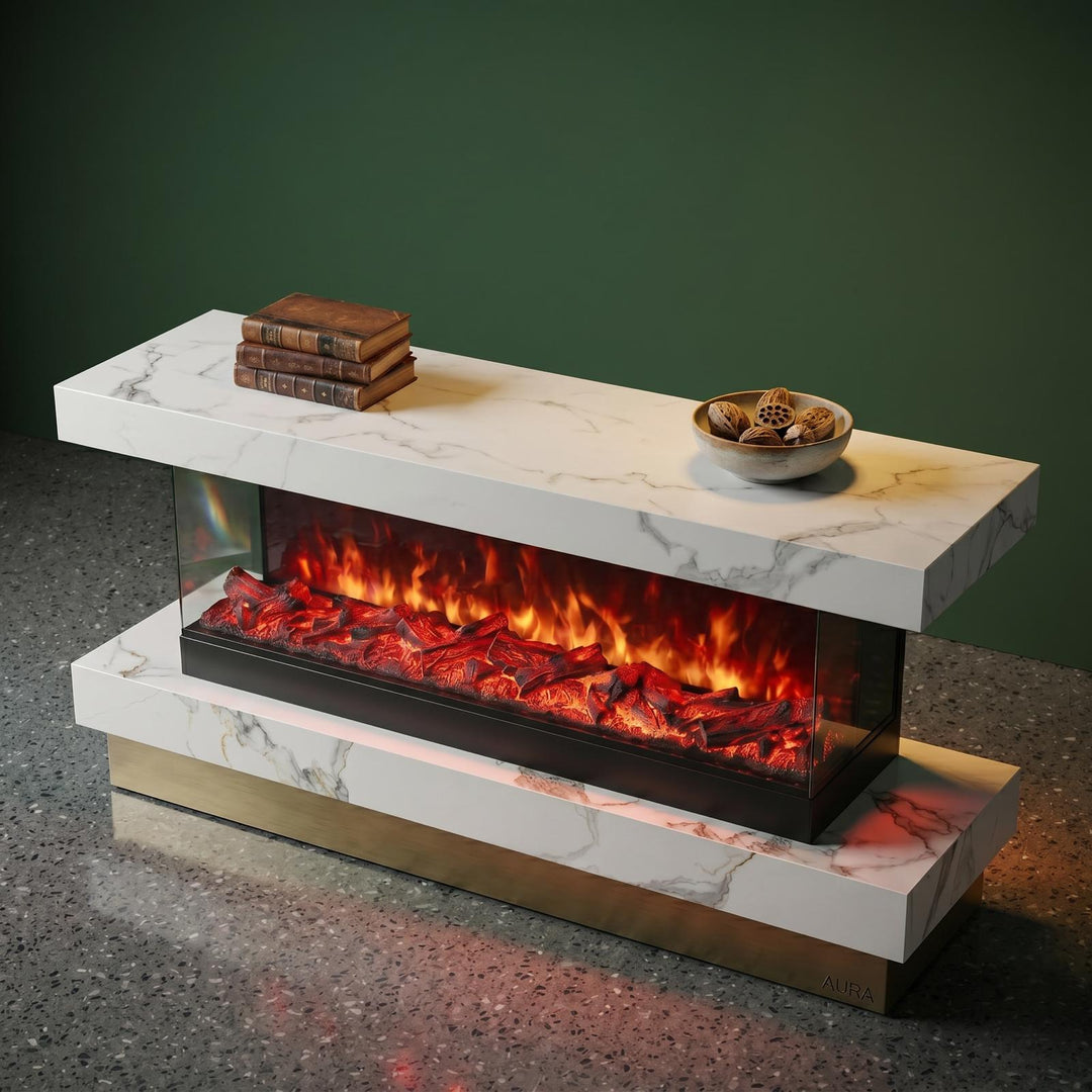 Aura Luxe Fireplace Entertainment Unit