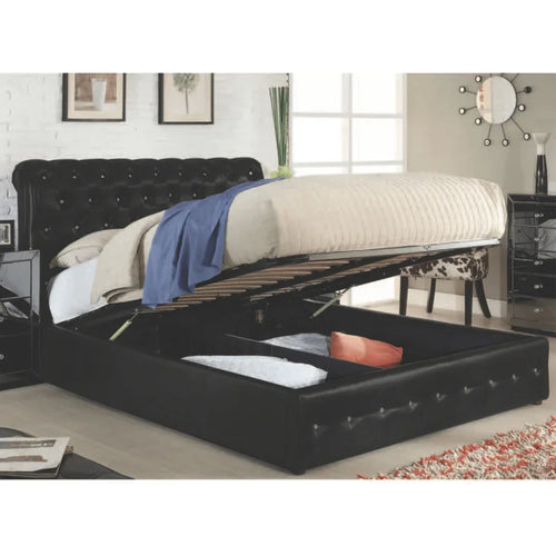 Callisto Leather King Bed Frame - DLB Furniture