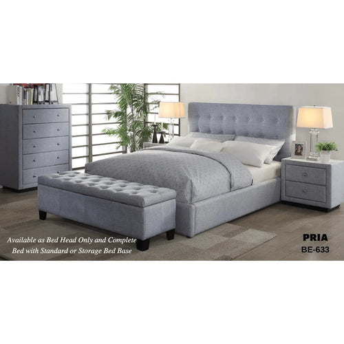 Pria Fabric Single Bed Frame - DLB Furniture