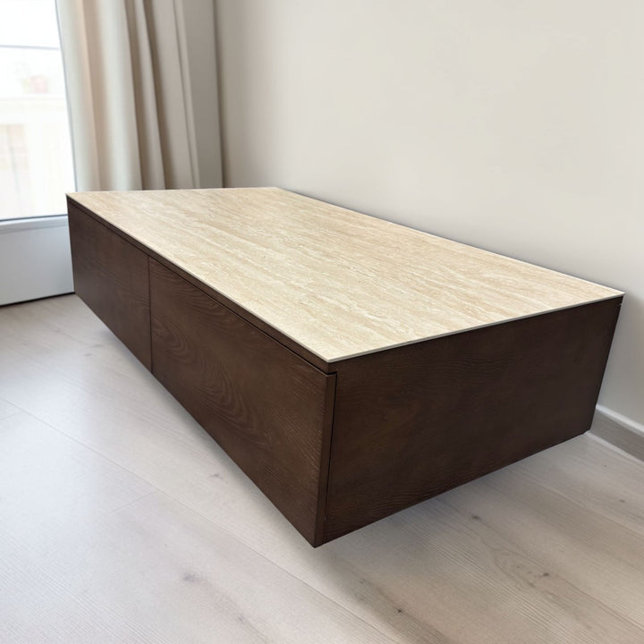 Solid Ash Wood Coffee Table