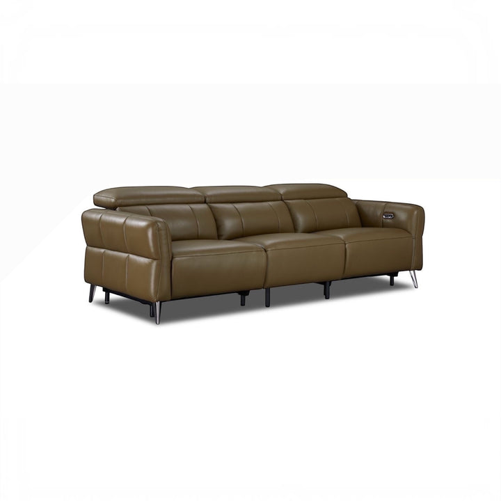 Valenza Leather Power Recliner Custom Sofa