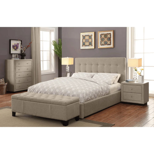 Pria Fabric King Single Bed Frame - DLB Furniture