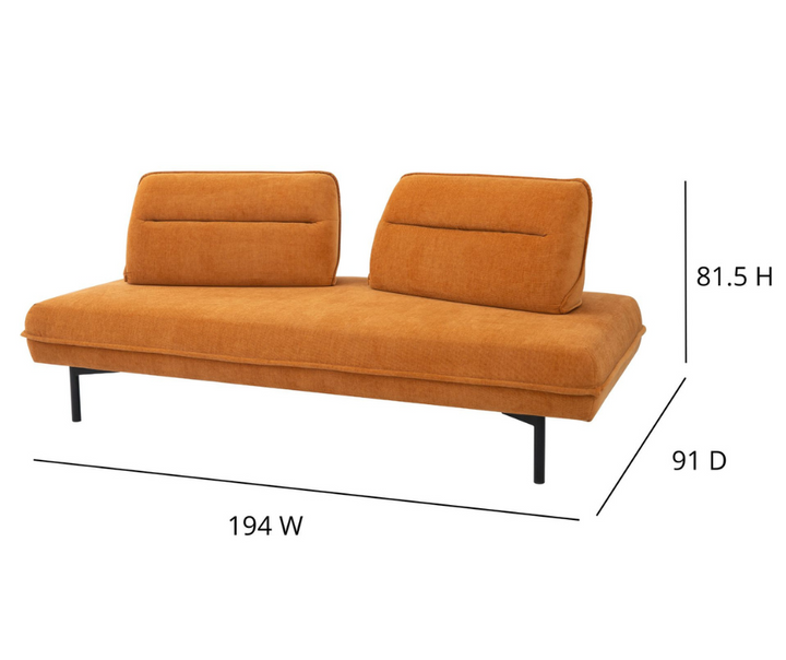 Marlow Modular Sofa – Burnt Orange