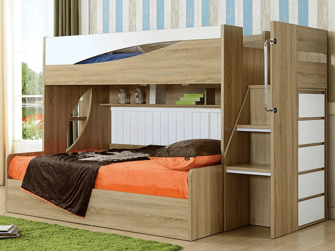 Bunk bed single over double - DLB Furniture