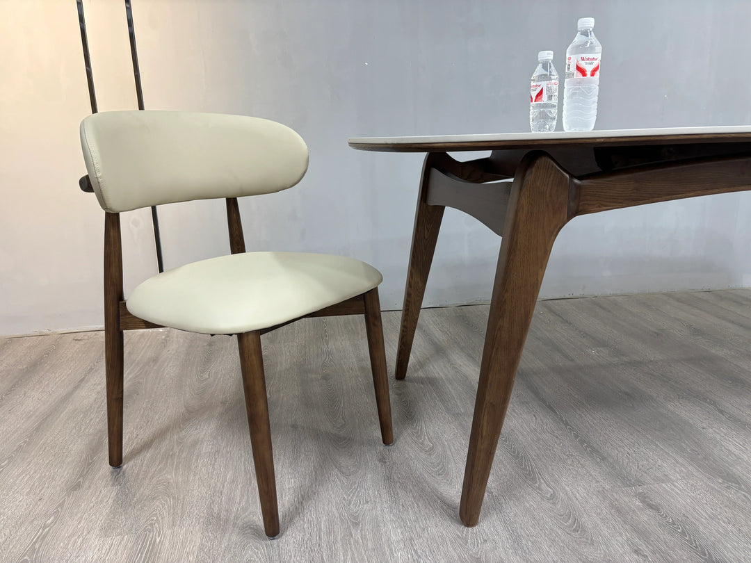 Luxury Wooden Dining Table with Sintered Stone Top - DLB Furniture