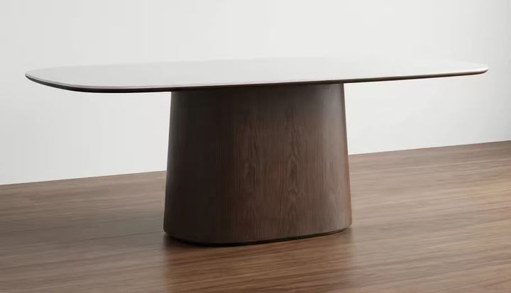 Ravello Luxury Curved Walnut Dining Table (Custome Desgin Only)