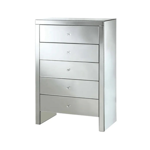 Monaco Mirror Tallboy Clear - DLB Furniture