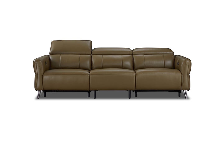 Valenza Leather Power Recliner Sofa