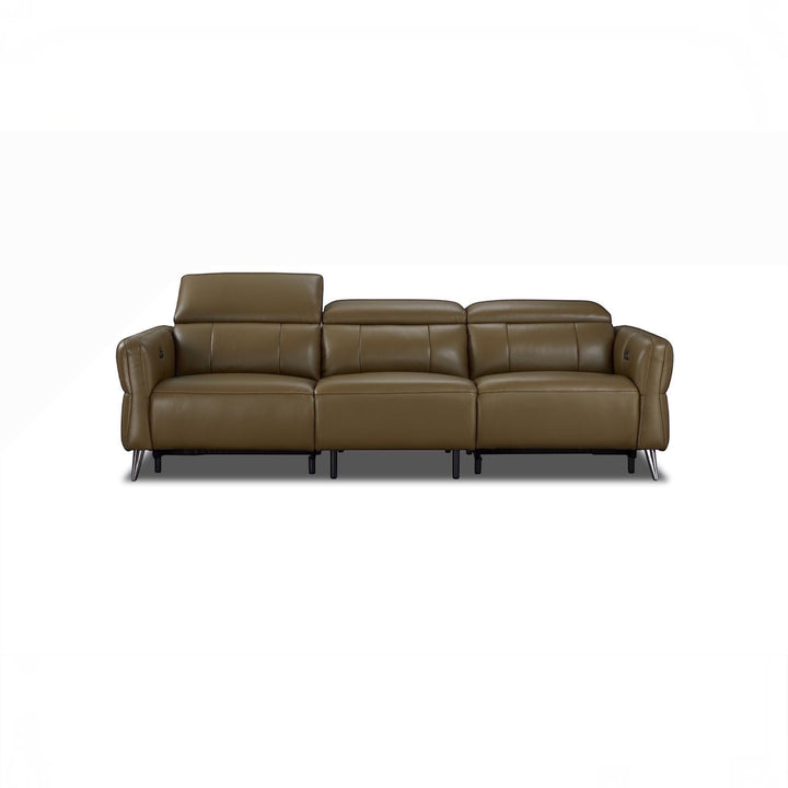 Valenza Leather Power Recliner Custom Sofa