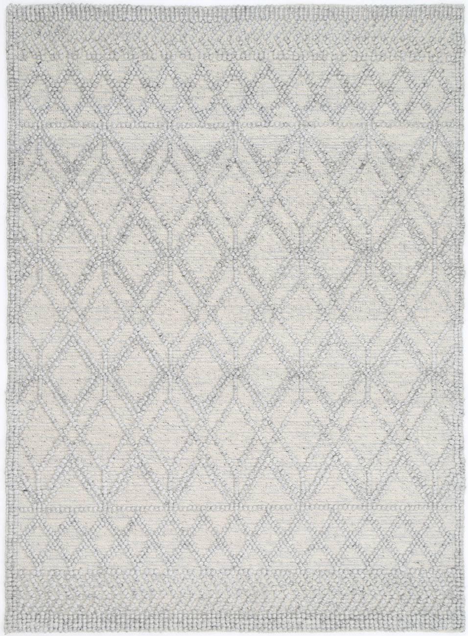 Himalaya Cobblestone Tribal Grey Wool Rug - DLB Furniture