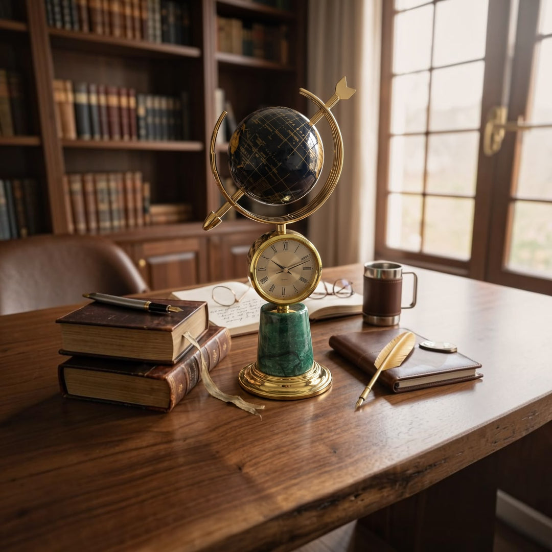 Regency Globe Clock