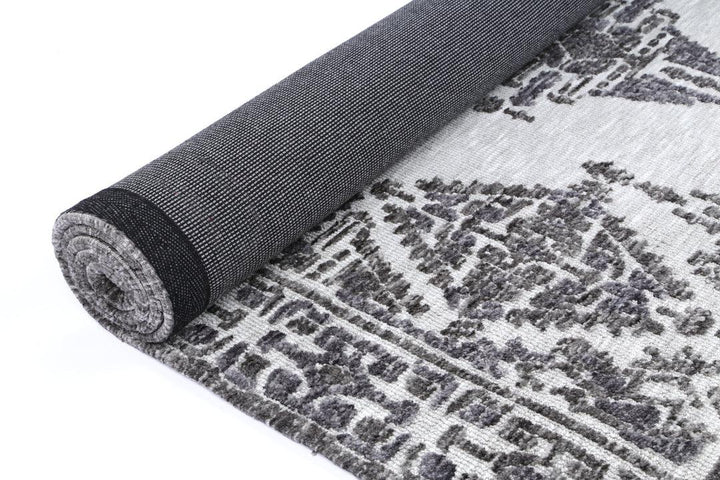 Amritsar Beas Grey Cotton Blend Rug - DLB Furniture