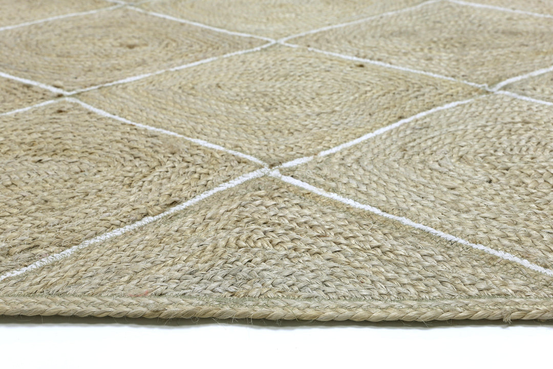 Artisan Pearl Diamond Rug - DLB Furniture
