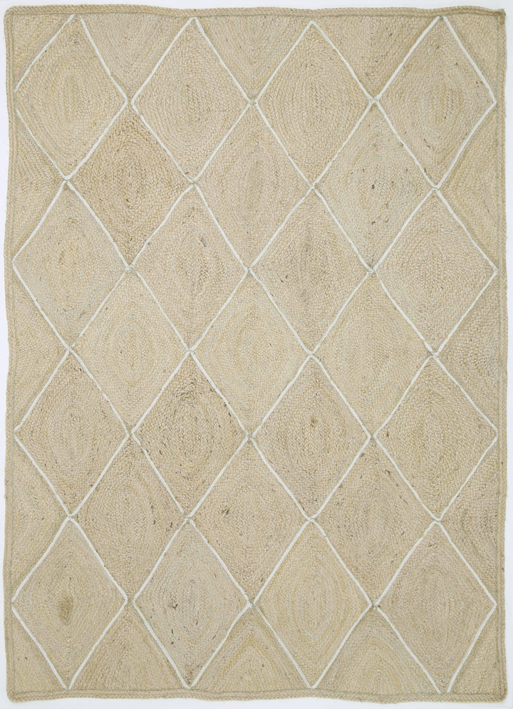 Artisan Pearl Diamond Rug - DLB Furniture