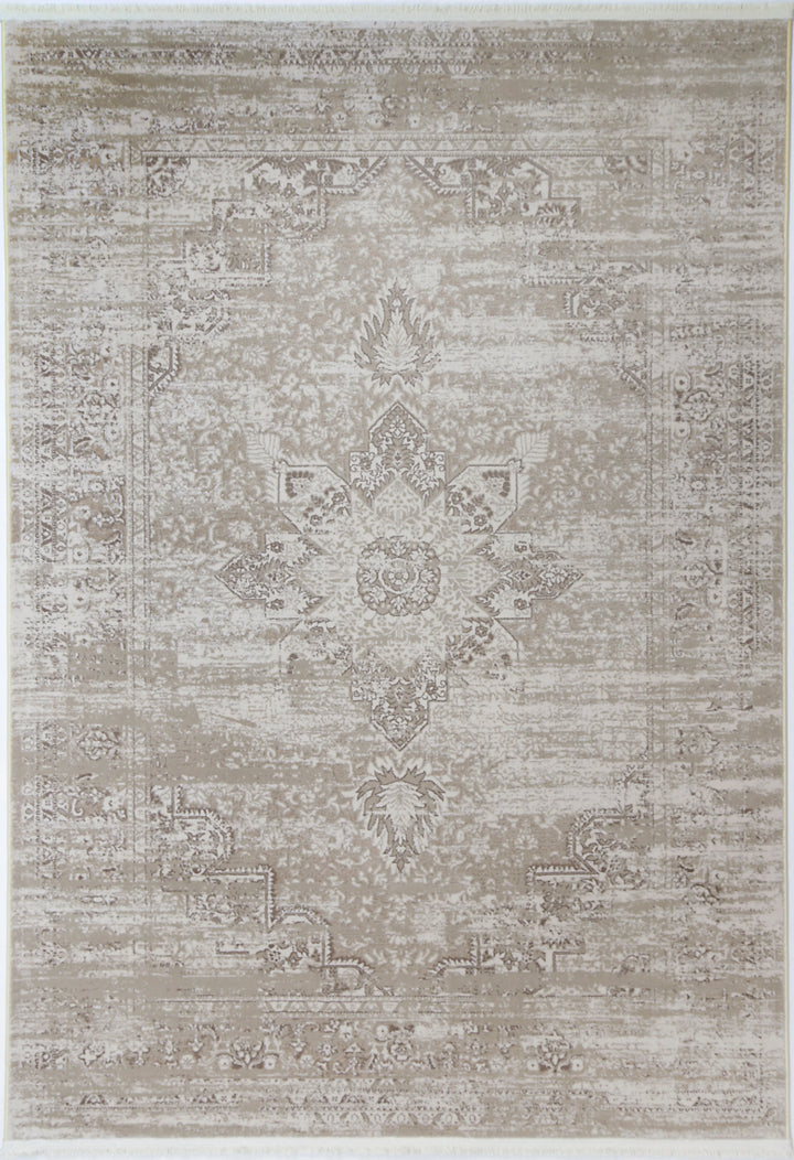Bohemian Paradise Medalion Beige Rug - DLB Furniture
