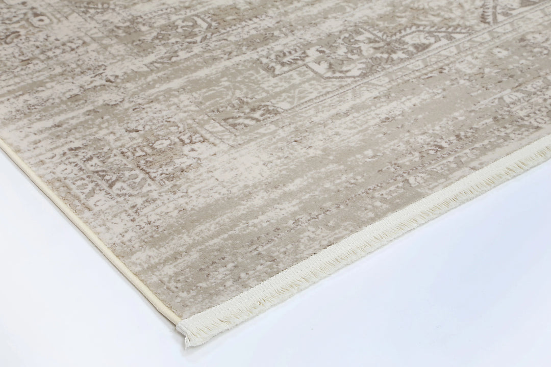 Bohemian Paradise Medalion Beige Rug - DLB Furniture