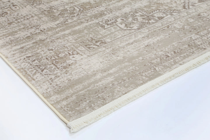 Bohemian Paradise Medalion Beige Rug - DLB Furniture