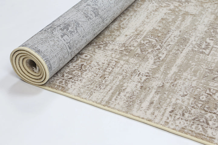 Bohemian Paradise Medalion Beige Rug - DLB Furniture