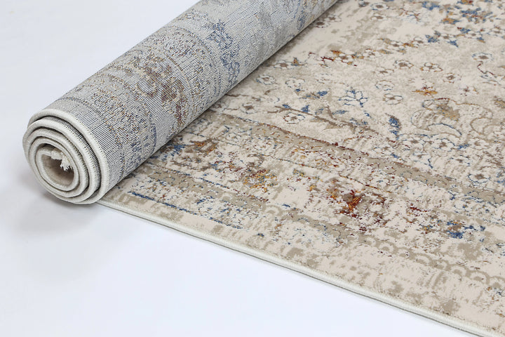 Bohemian Paradise Vintage Beige Multi Rug - DLB Furniture