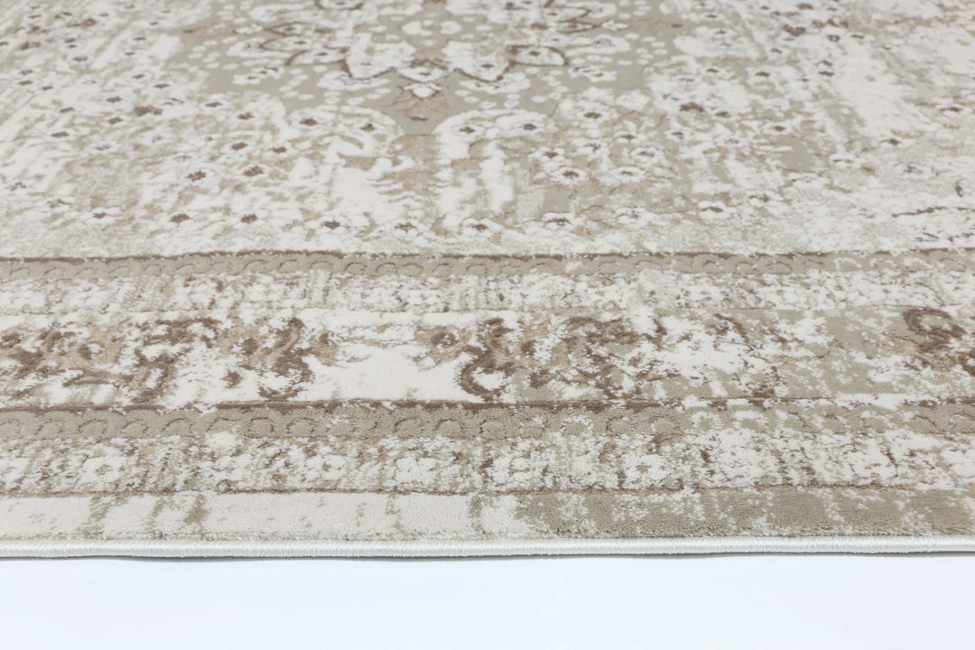 Bohemian Paradise Vintage Medalion Beige Rug - DLB Furniture