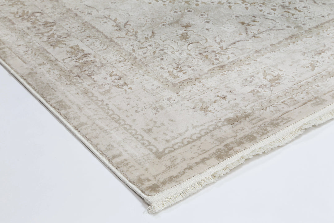 Bohemian Paradise Vintage Medalion Beige Rug - DLB Furniture
