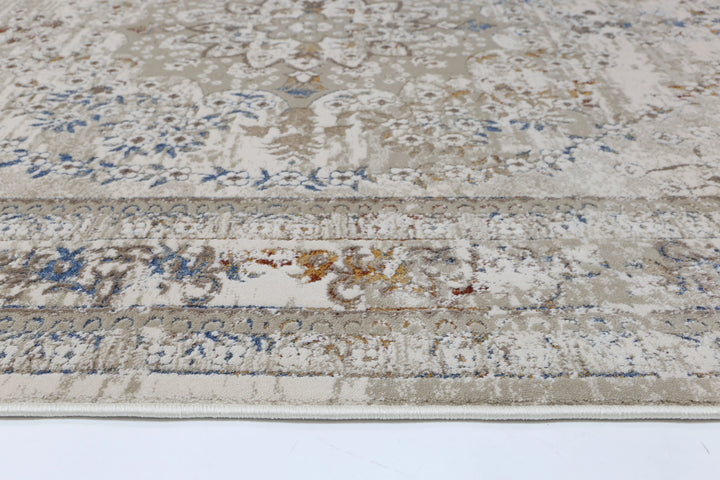 Bohemian Paradise Vintage Medalion Beige Multi Rug - DLB Furniture