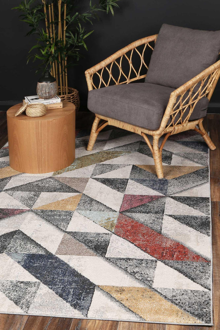 Bristol Geometric Multi Rug - DLB Furniture