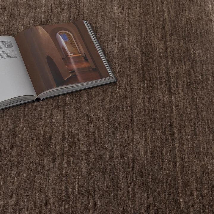 Charleston Hand-Knotted Wool Rug Brown - DLB Furniture