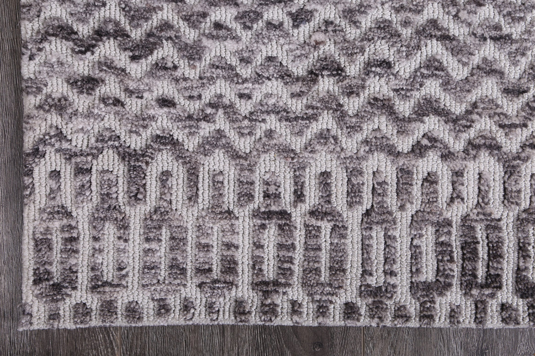 Amritsar Camphils Grey Tribal Rug - DLB Furniture