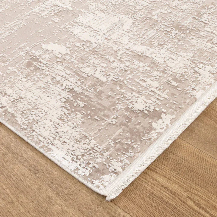Chateau Distressed Beige and White Rug - CH07 - DLB Furniture