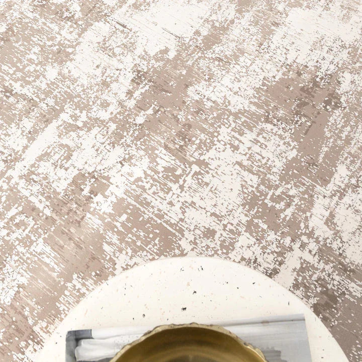 Chateau Distressed Beige and White Rug - CH07 - DLB Furniture