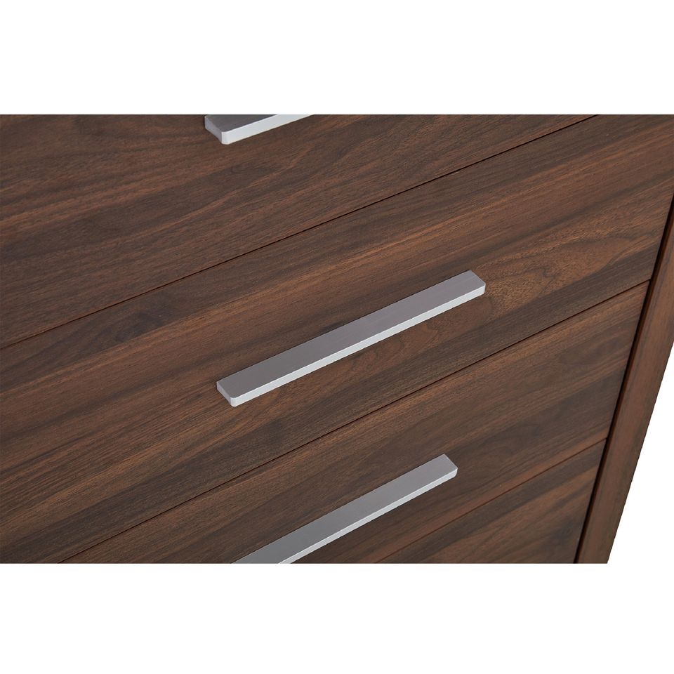 Hudson 5 Drawer Chest – Walnut
