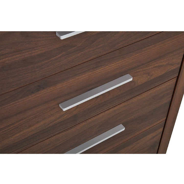 Hudson 5 Drawer Chest – Walnut