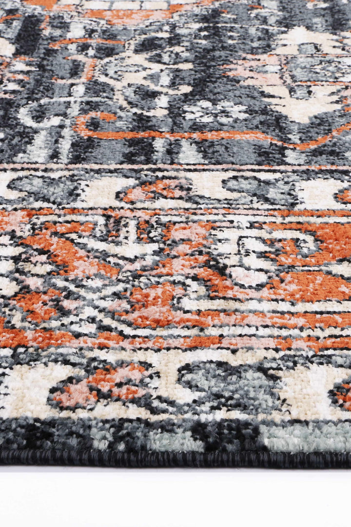 Estate Leoplda Traditional Black Rug - DLB Furniture