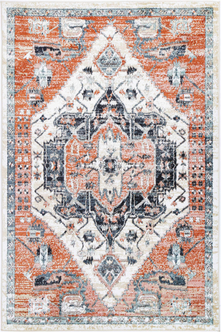 Estate Xanadu Traditional Terracotta Rug - DLB Furniture