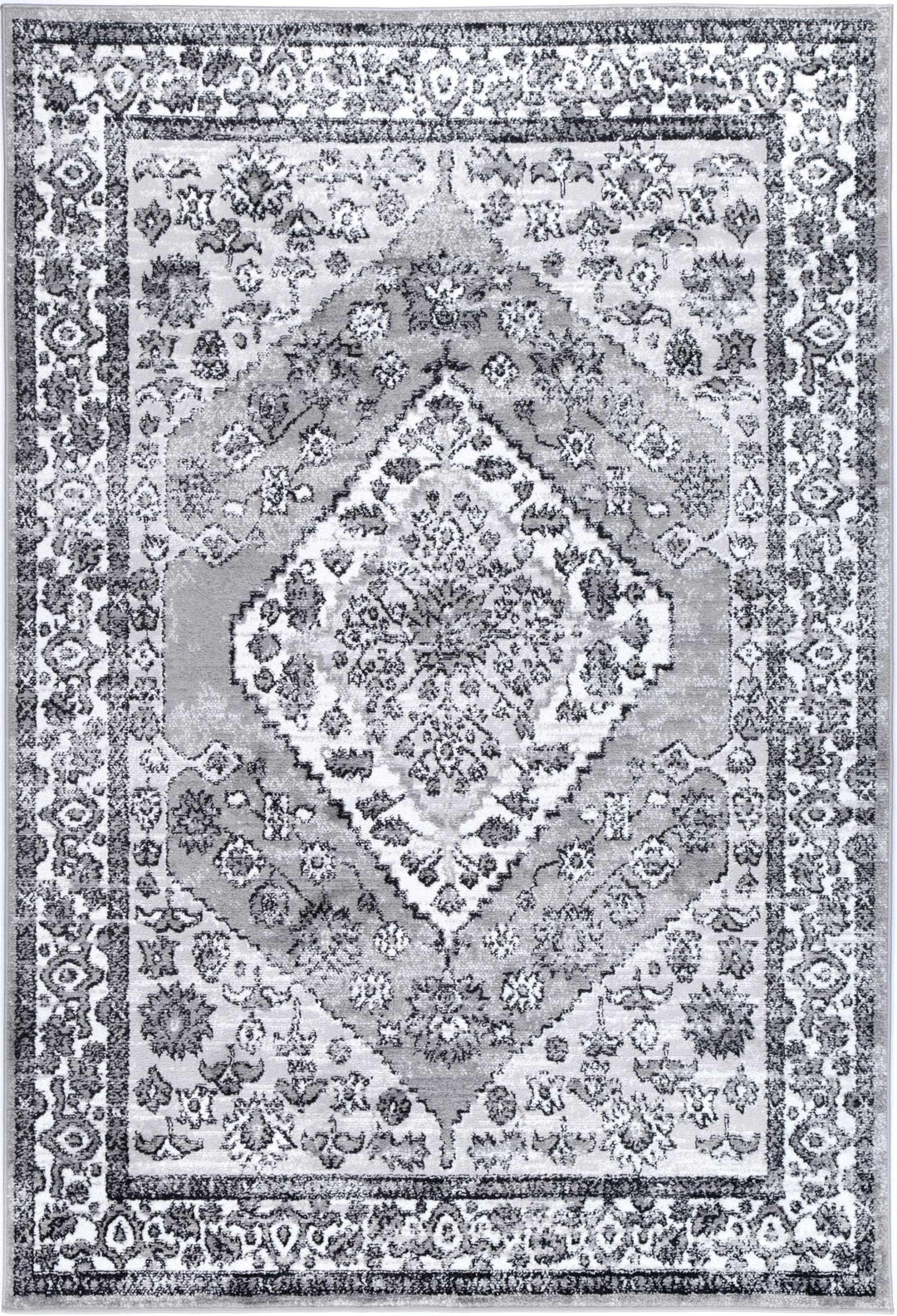 Estate Safra Traditional Grey Rug - DLB Furniture