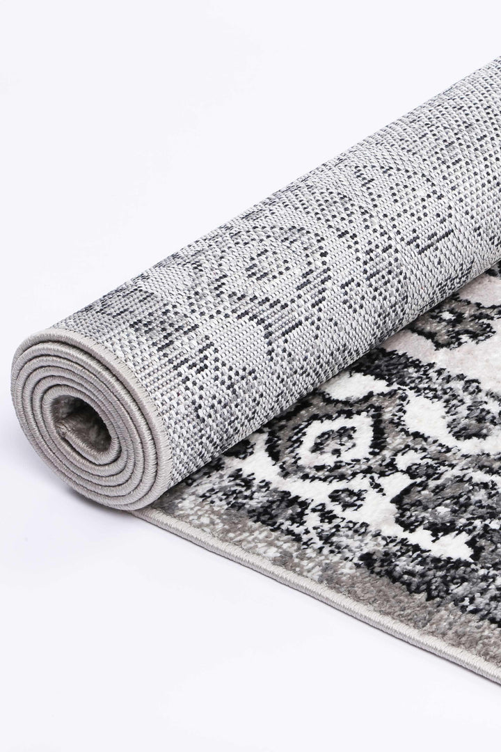 Estate Safra Traditional Grey Rug - DLB Furniture
