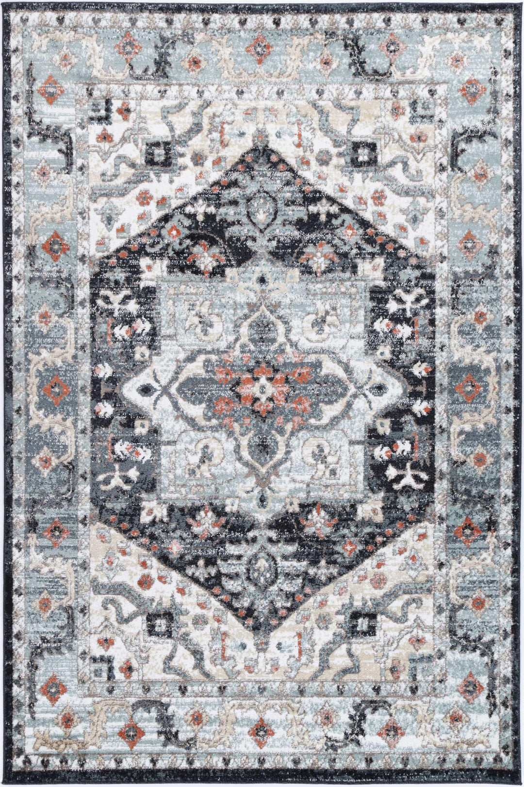 Estate Baltimore Traditional Charcoal Rug - DLB Furniture