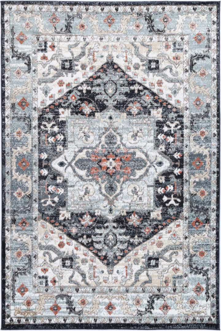 Estate Baltimore Traditional Charcoal Rug - DLB Furniture