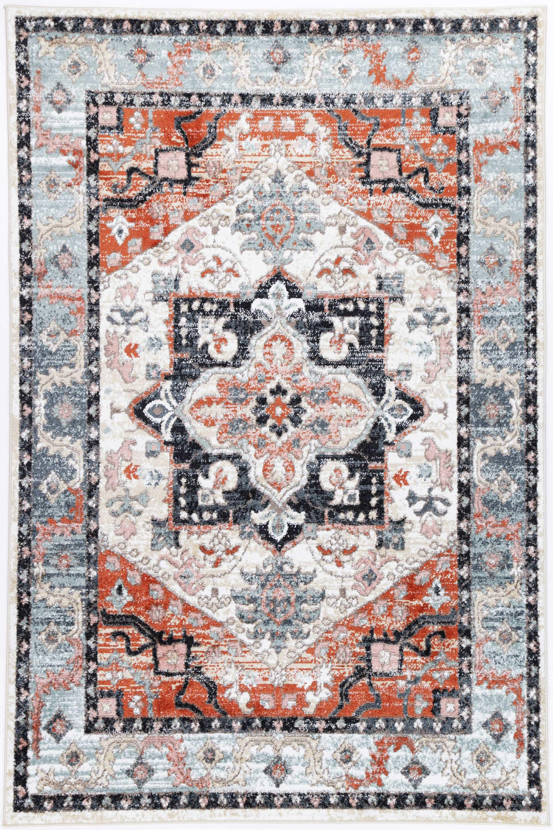 Estate Antilia Traditional Terracotta Rug - DLB Furniture