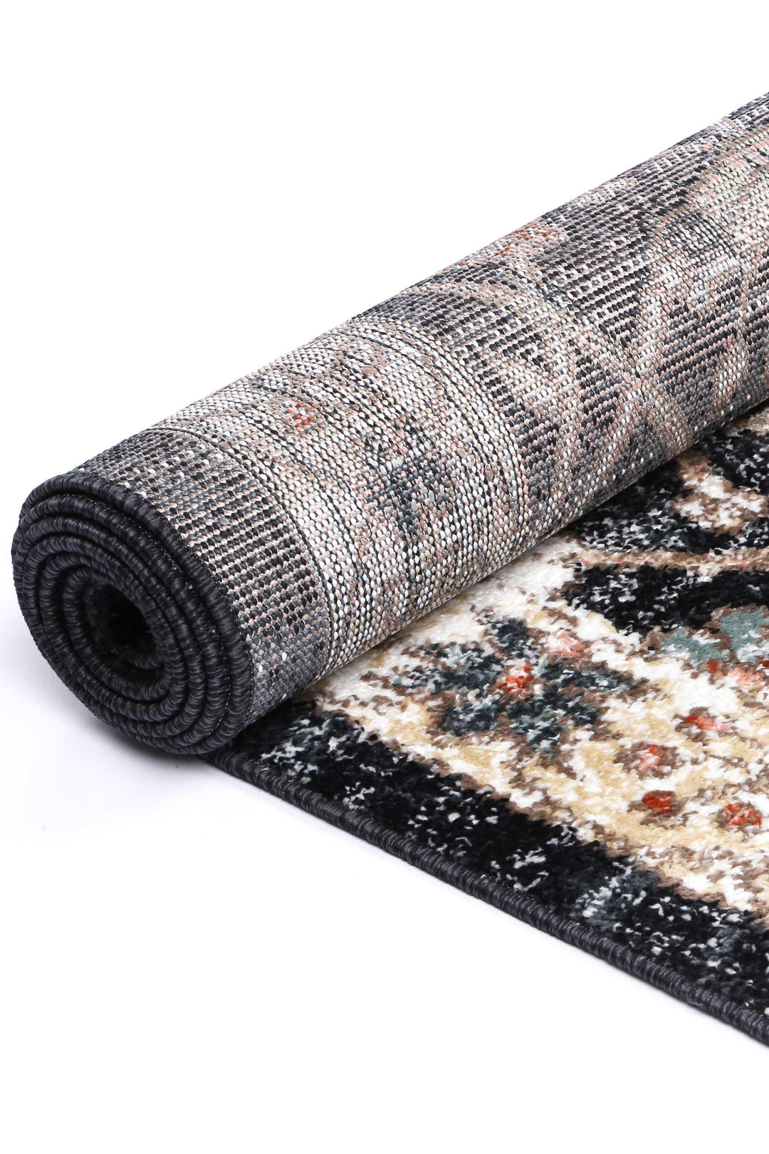 Estate Mylestone Traditional Charcoal Rug - DLB Furniture