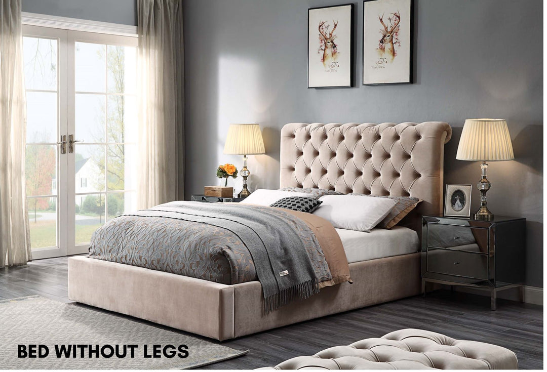 Triton Velvet 4 Piece Bedroom Suite