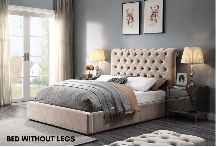 Triton Velvet 4 Piece Bedroom Suite