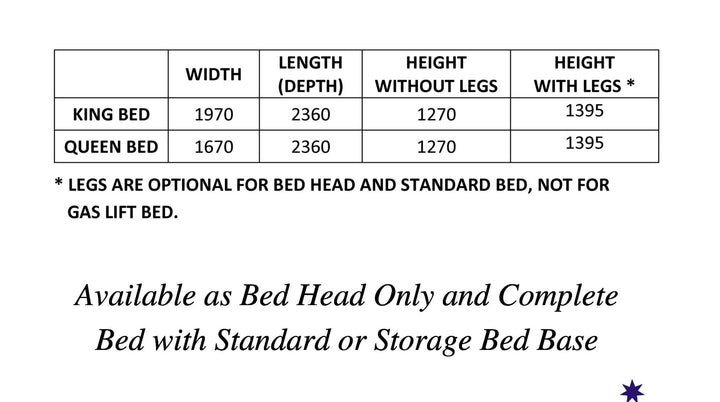 Triton Velvet 4 Piece Bedroom Suite