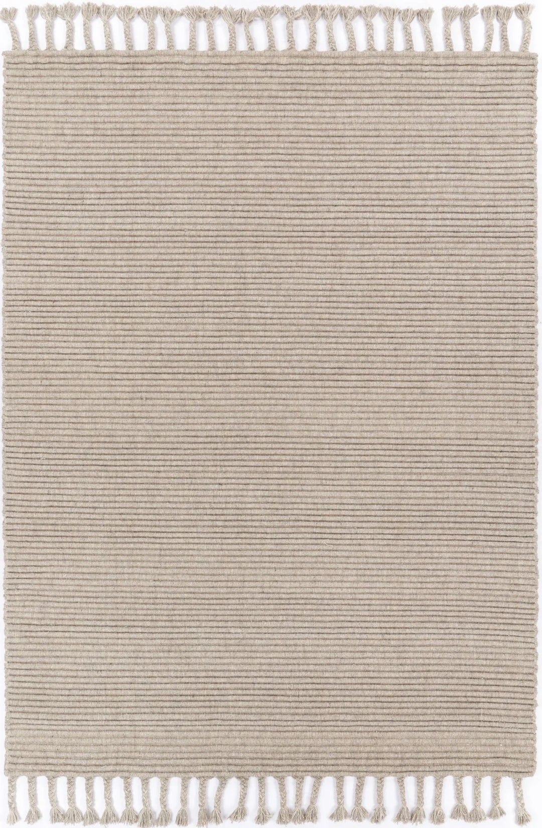 Goa Textured Wool Blend Ash Rug - DLB Furniture