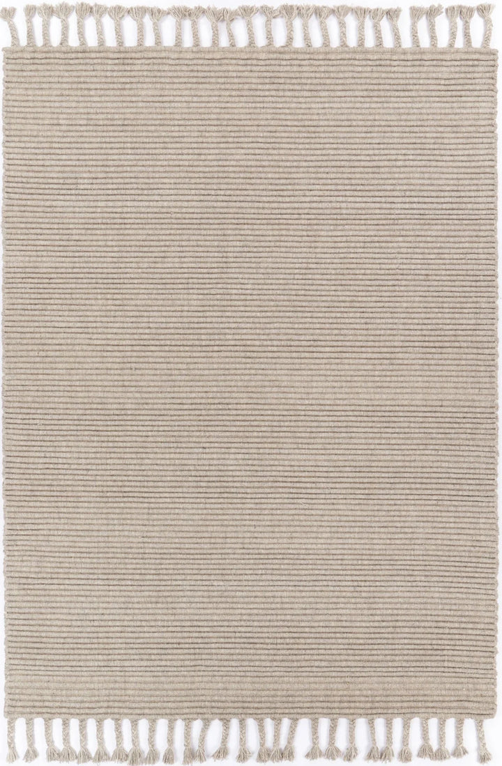 Goa Textured Wool Blend Ash Rug - DLB Furniture