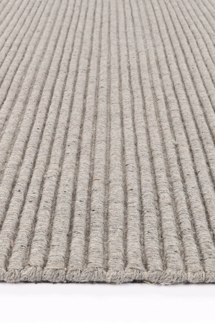 Goa Textured Wool Blend Grey Rug - DLB Furniture