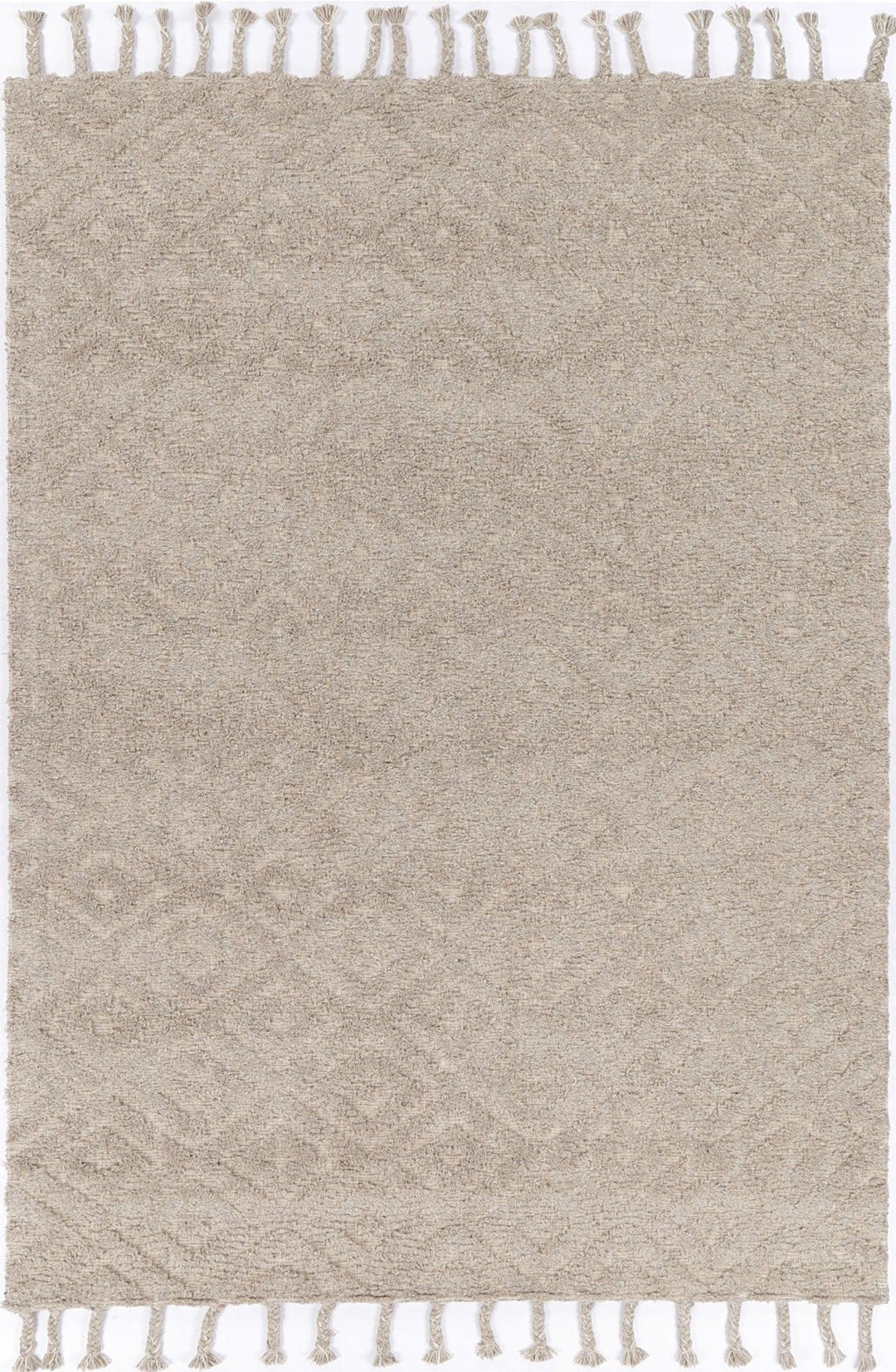 Goa Diamond Wool Blend Ash Rug - DLB Furniture